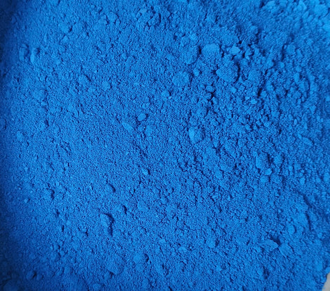 Cobalt bleu de travail des pigments